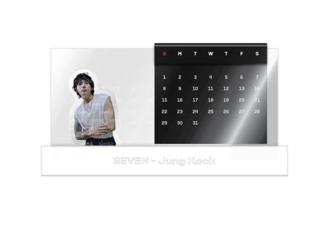 JUNGKOOK【SEVEN】SHIRT/DESK CALENDAR/キーリング