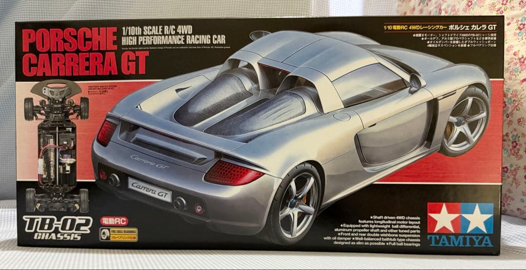 タミヤ★PORSCHE CARRERA GT ポルシェカレラTB-02シャーシ