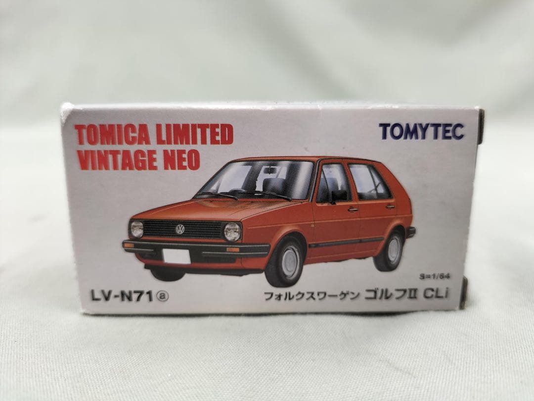トミーテック フォルクスワーゲン ゴルフII CLi (赤) LV-N71a