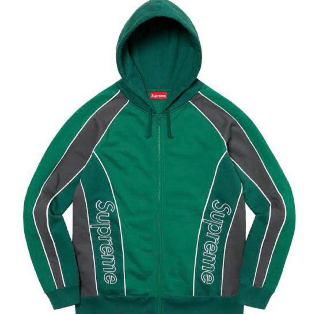 シュプリーム トラックパネル ジップパーカー