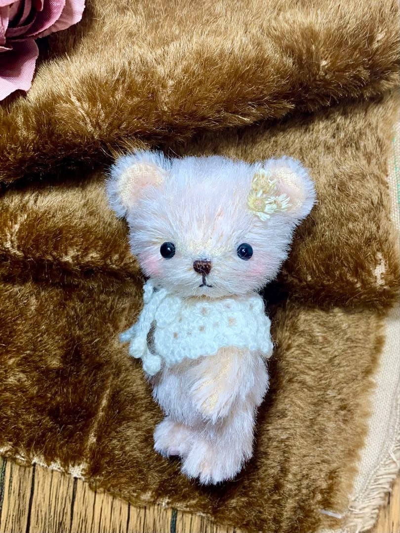テディベア くまちゃん 可愛い仔 サーモンピンク ai.house