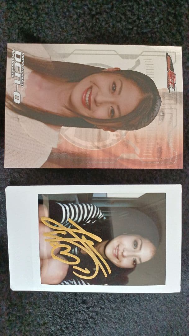 ★ 仮面ライダー電王 野上愛理 (松本若菜) サインにスレ有 生チェキ♡