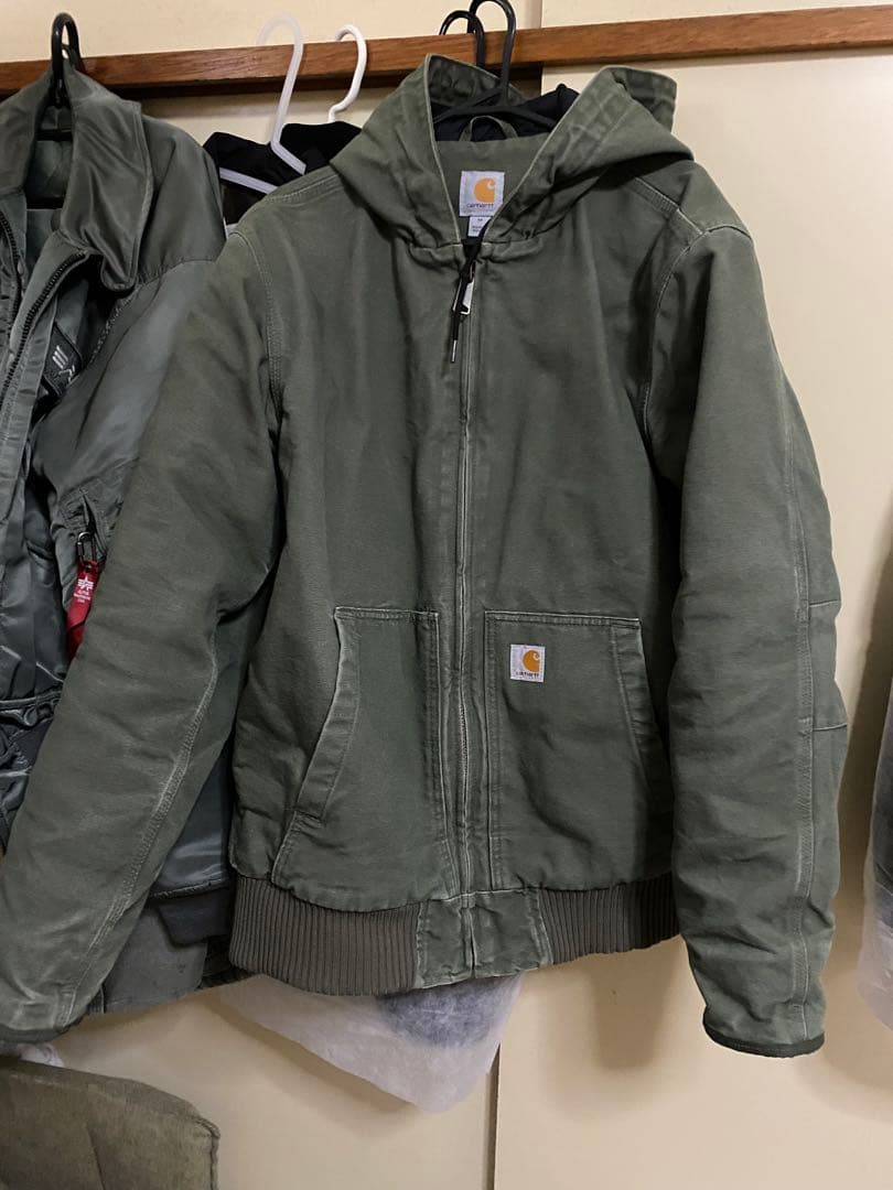 Carhartt アクティブジャケット オリーブグリーン