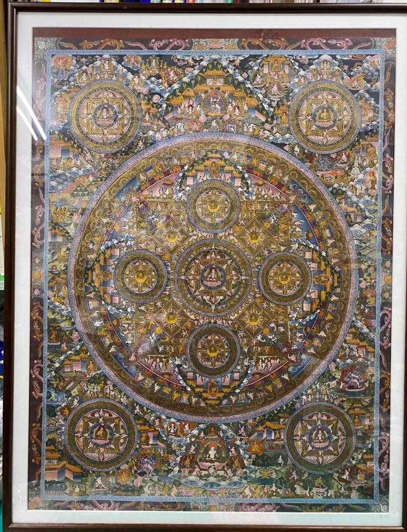 タンカ　曼荼羅　マンダラ　仏画