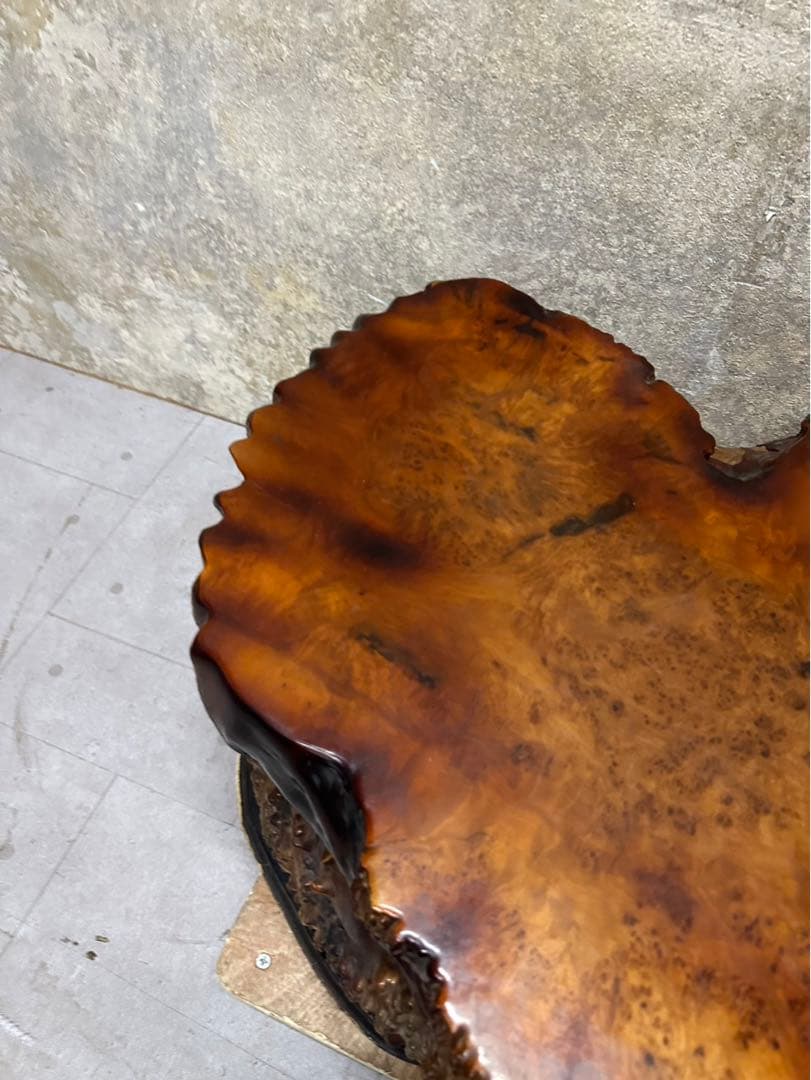 天然木 瘤 コブ 一枚板テーブル アンティーク ヴィンテージ インテリア