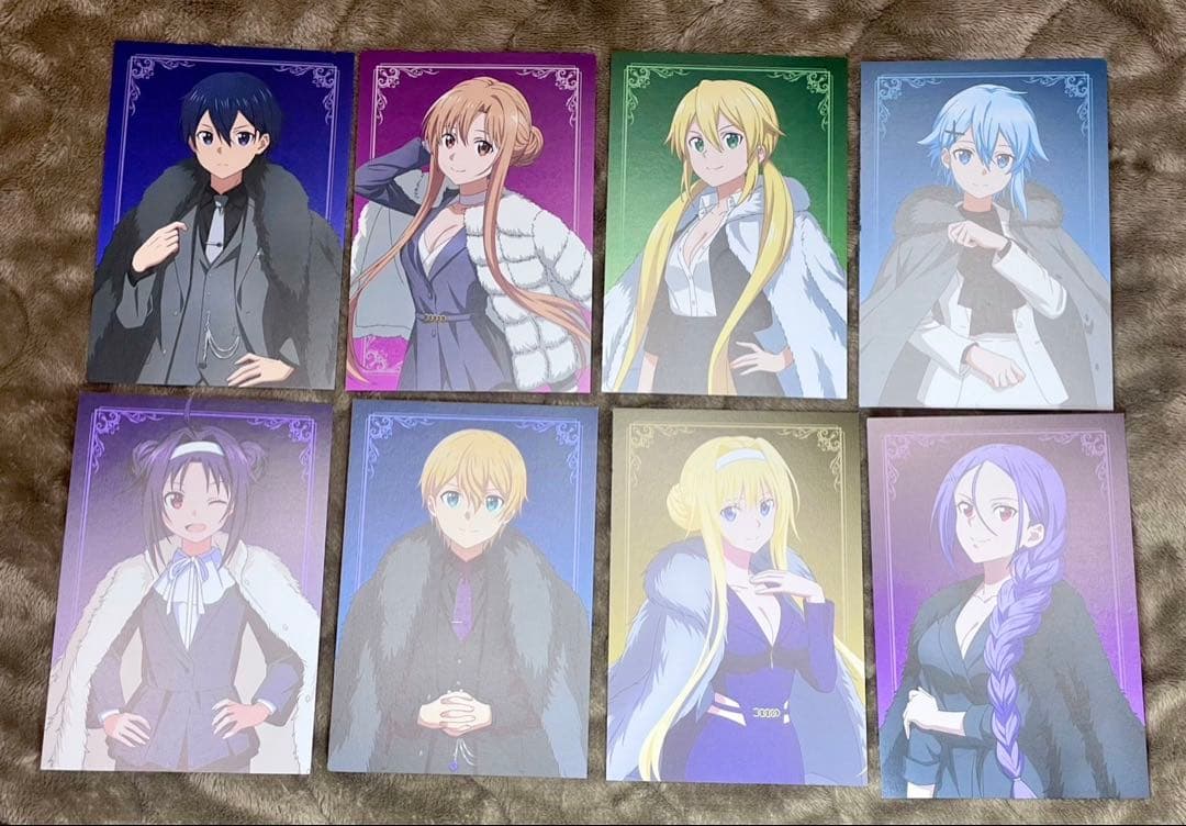 ソードアートオンライン SAO AGF ポストカード 会場限定 特典 コンプ