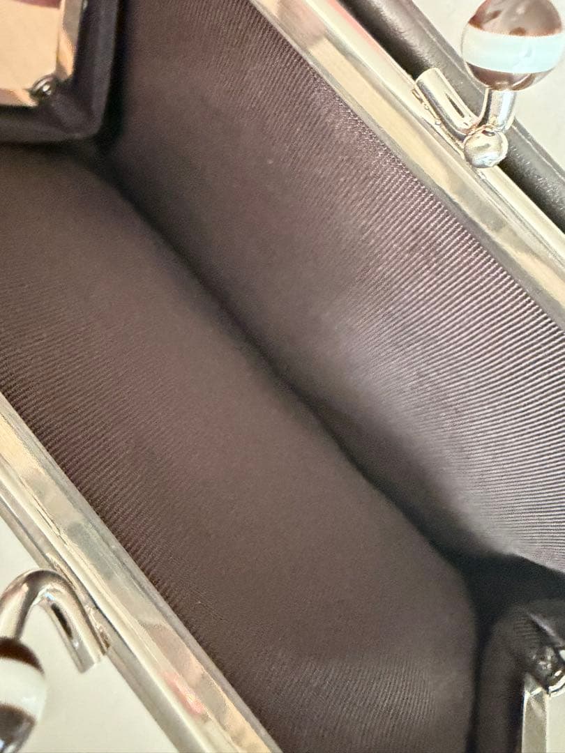 agnès b. 二つ折り財布 がま口