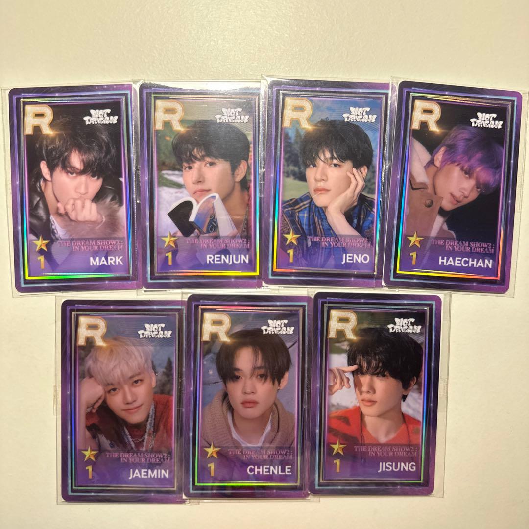 NCT DREAM SUPERSTAR 限定トレカ　7枚セット
