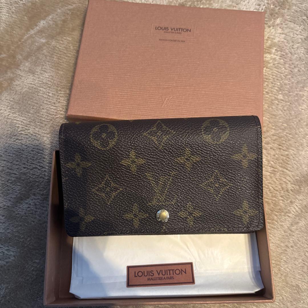 LOUIS VUITTON 二つ折り財布 ダークブラウン