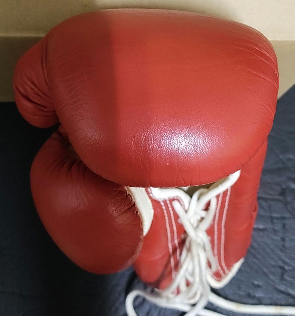 Winning レースアップボクシンググローブ レッドカラー8oz