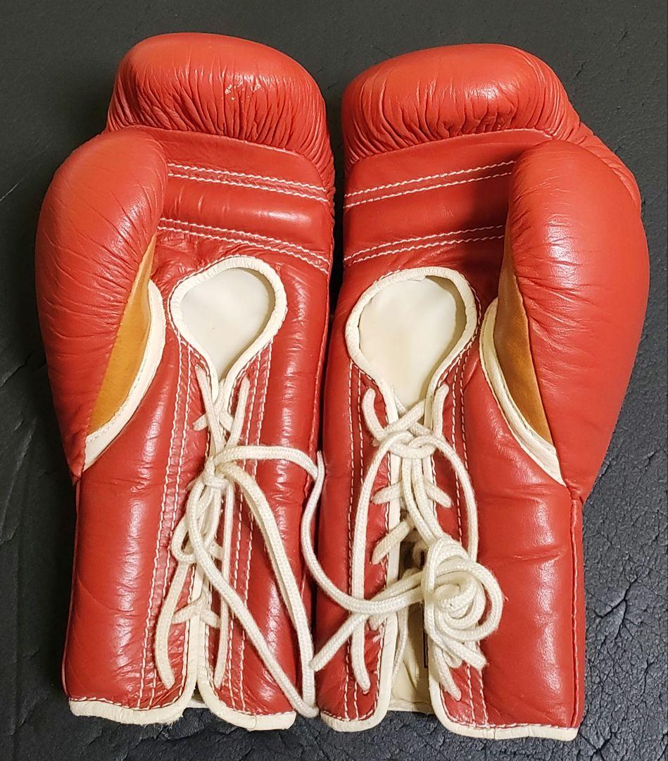 Winning レースアップボクシンググローブ レッドカラー8oz