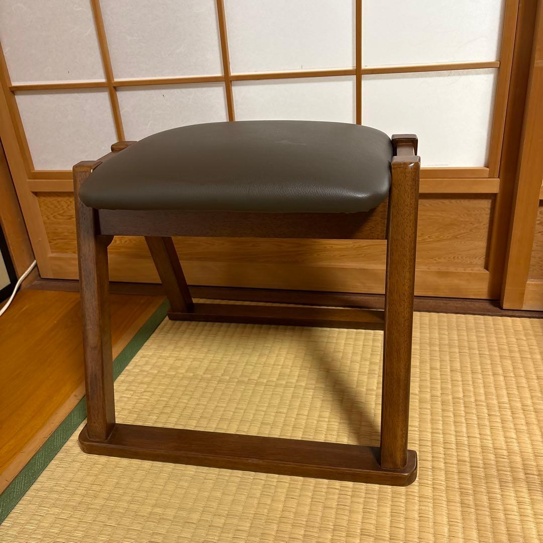 木製スタッキングスツール5脚