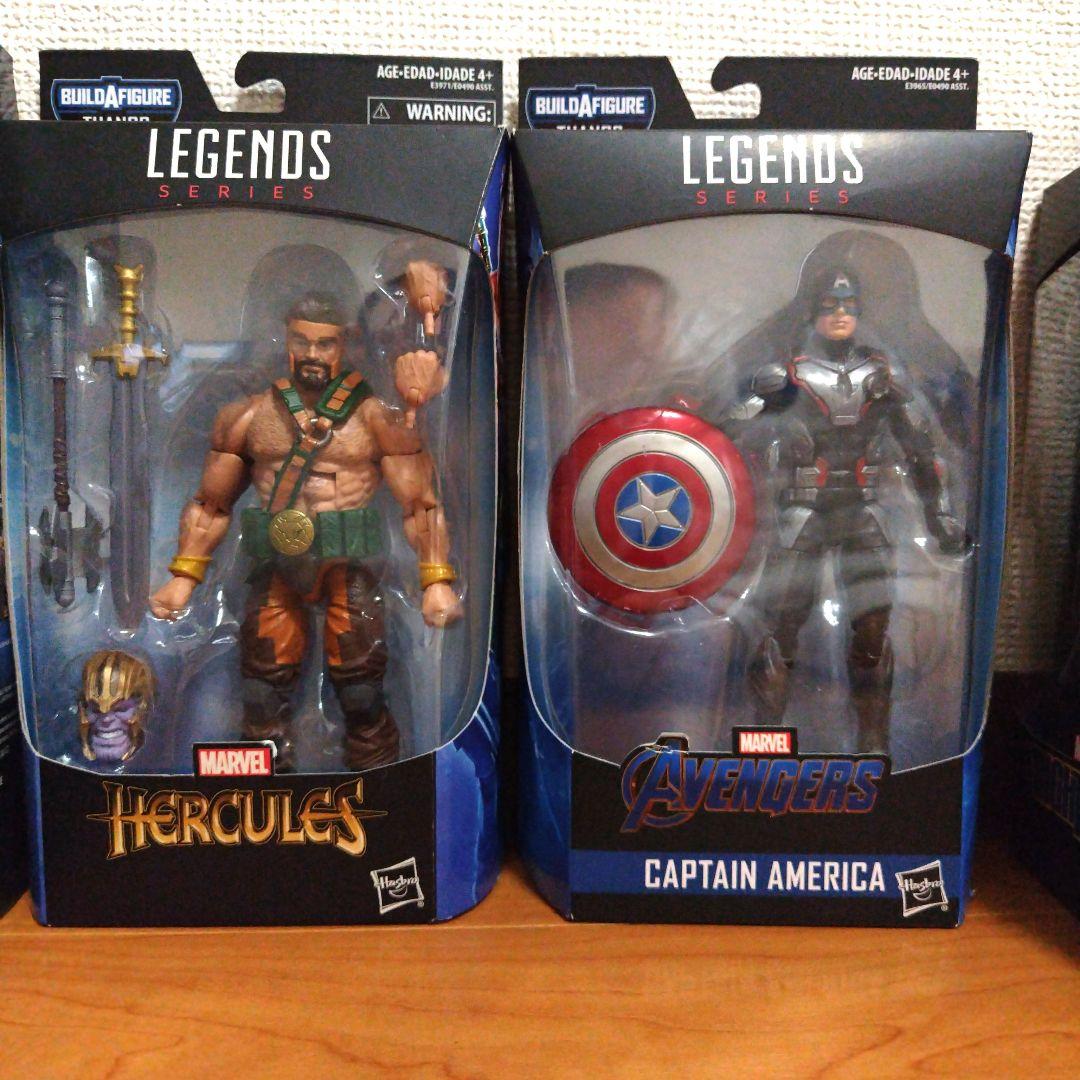 マーベルレジェンド　ヘラクレス　ナイトホーク　　リビングレーザー　エボニーマウ