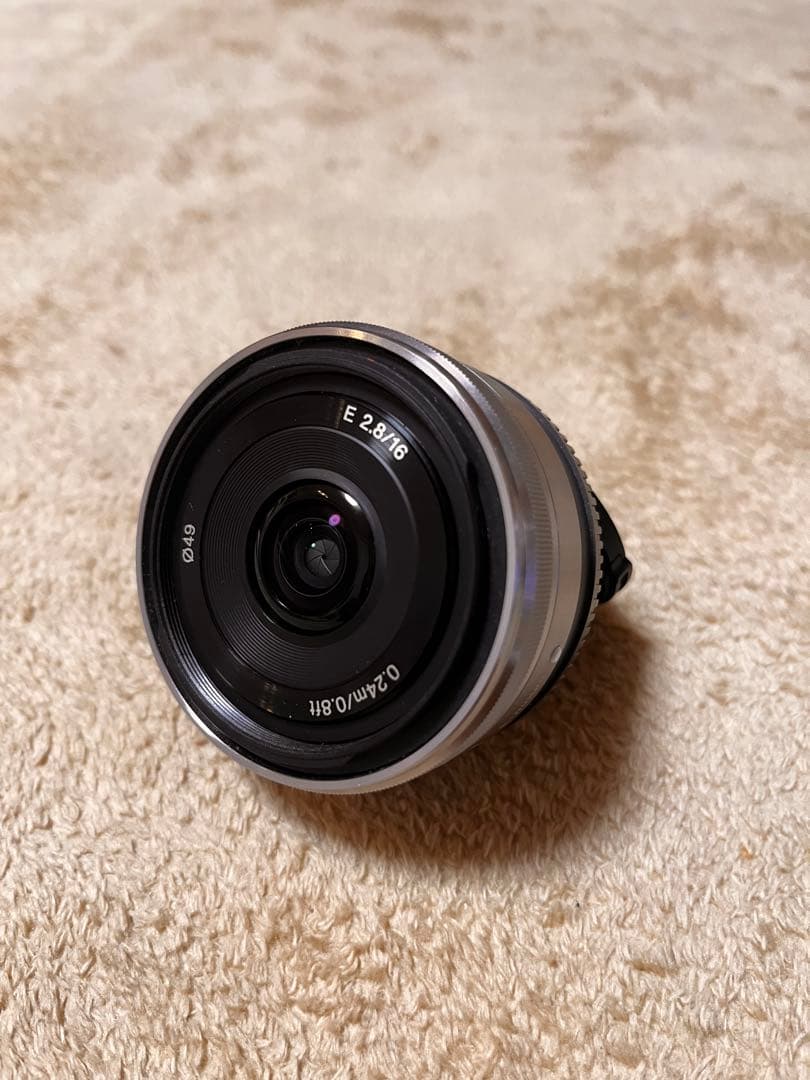 パンケーキレンズ　SONY E 2.8/16 単焦点レンズ