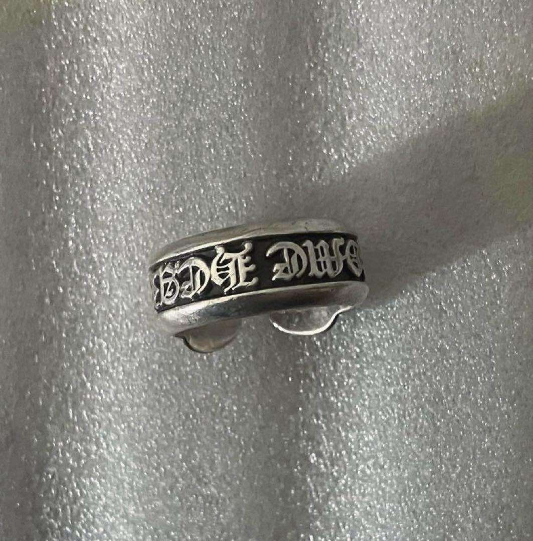 CHROME HEARTSクロムハーツ スモールスクロールラベル リングシルバー