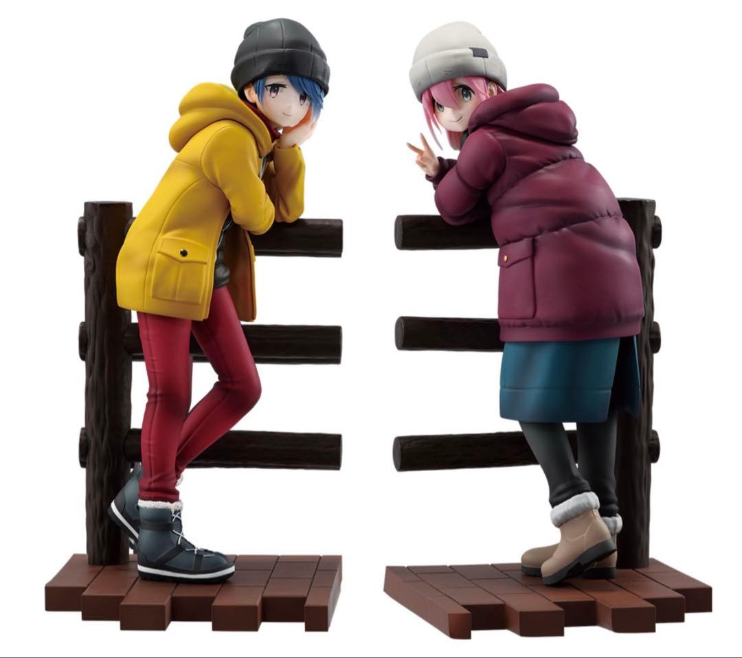 ゆるキャン　一番くじ　2体セット　各務原なでしこ　志摩リンラストワン