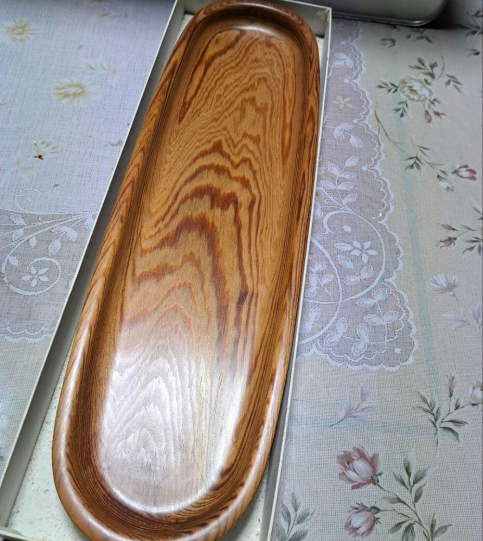 天然木 煎茶道具　長盆　工芸品　古美術　骨董品