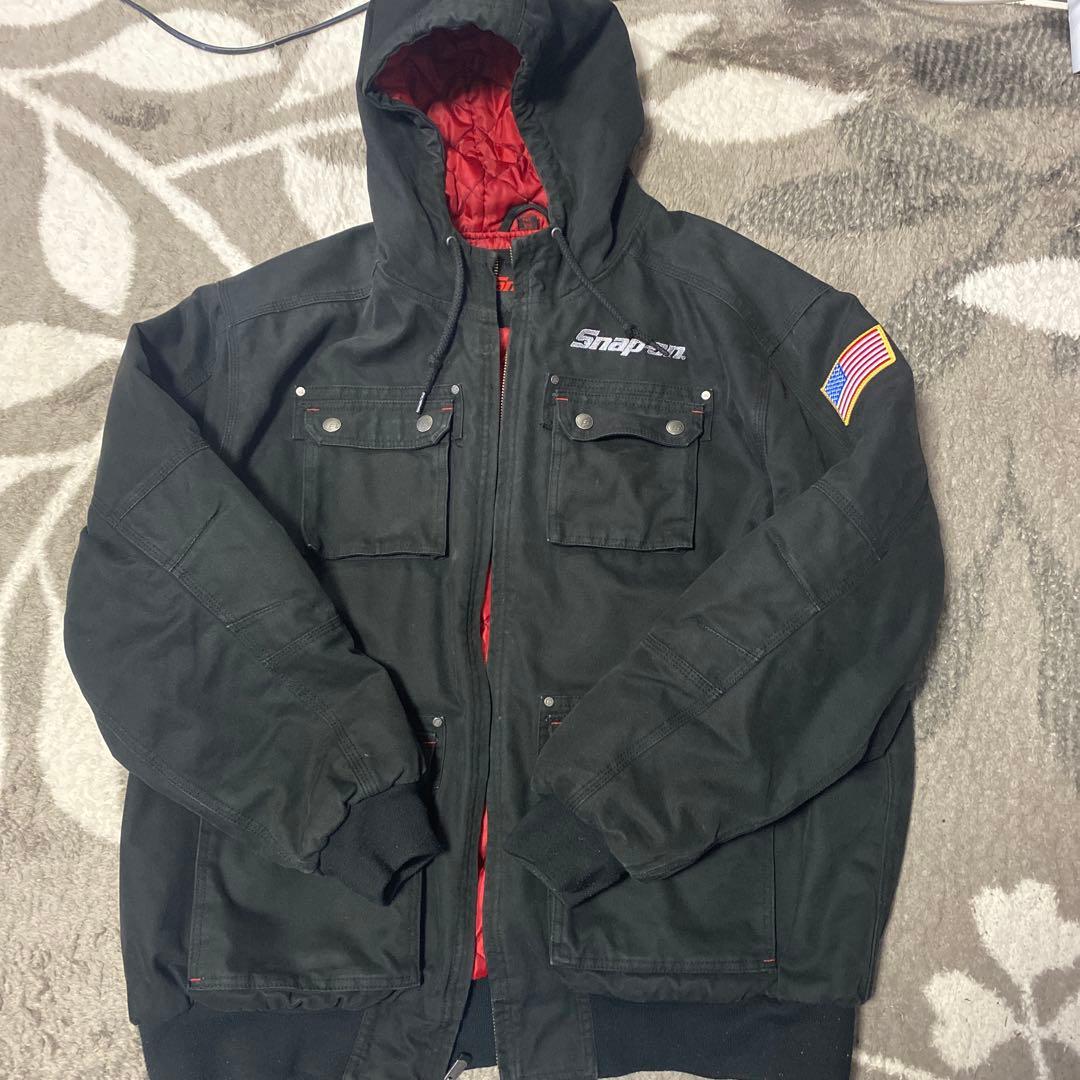 Snap-on マウンテンパーカー ブラック