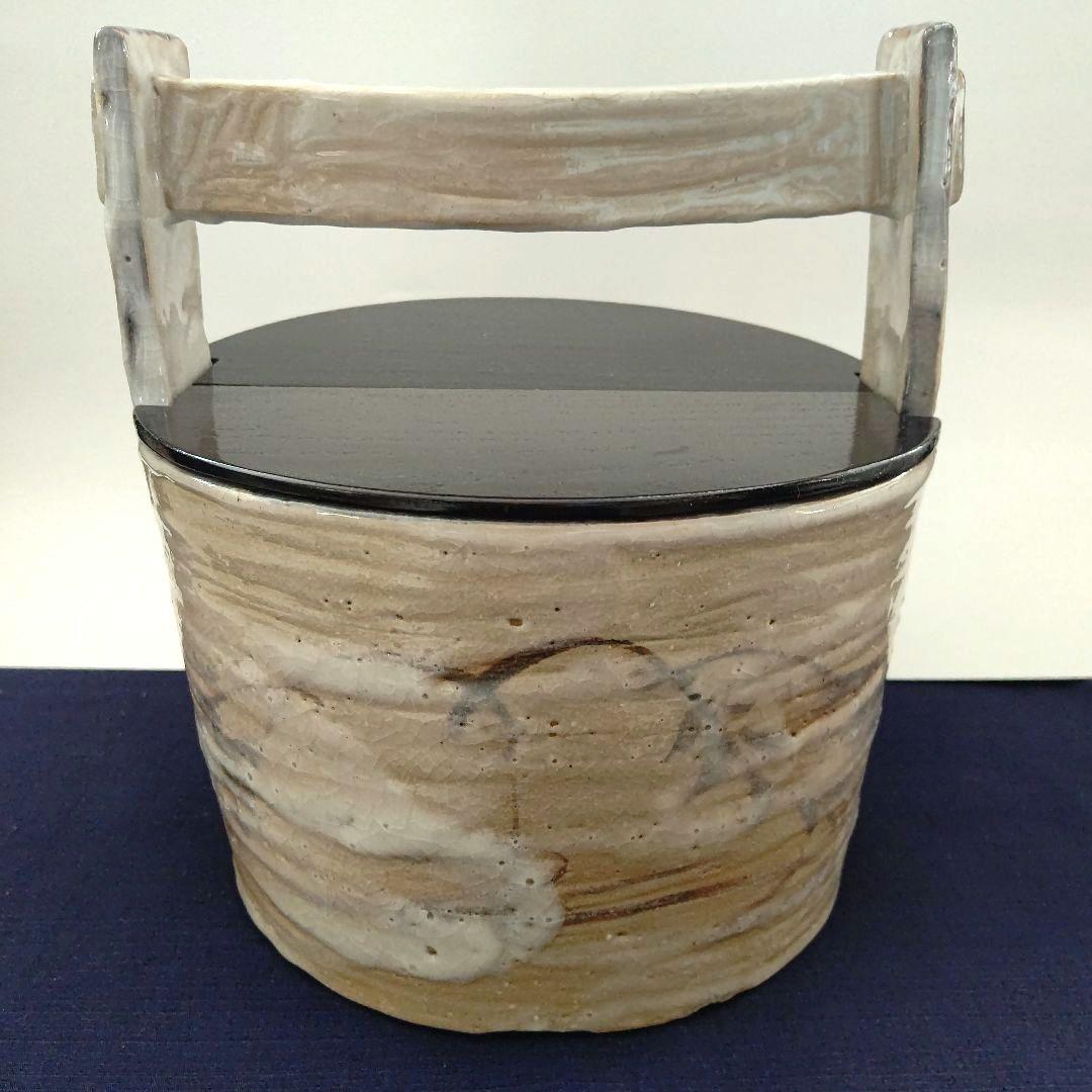 桶型 水指  萩焼  茶道具