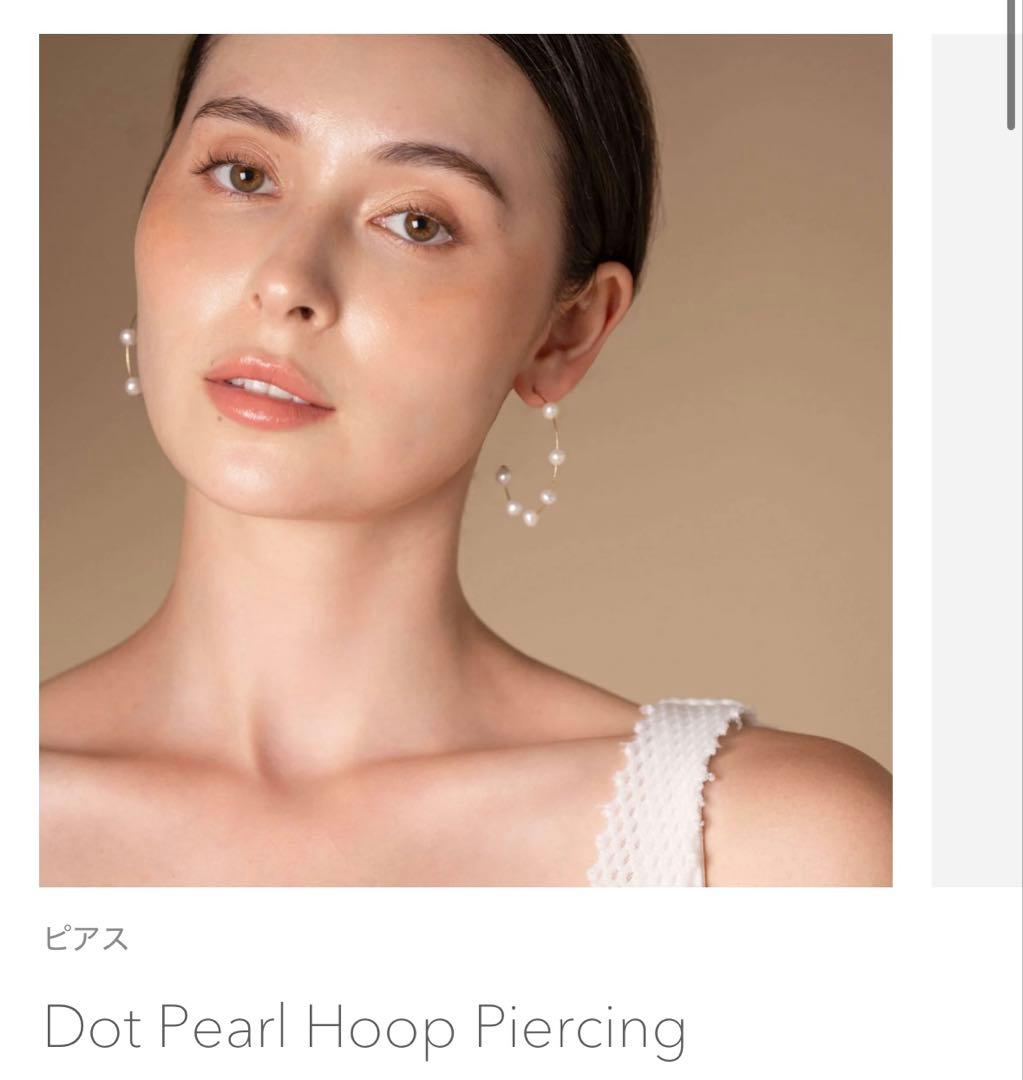 rezi703⭐️Pearlish Dot Pearl Hoopピアス