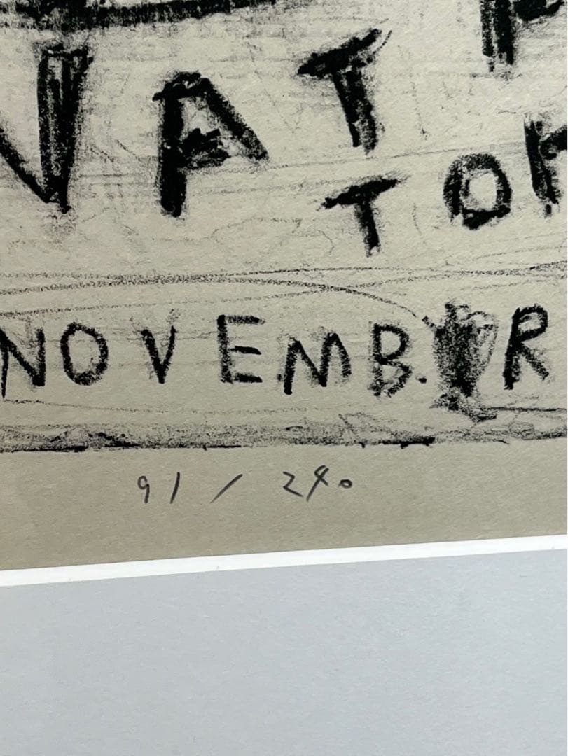 加藤泉《寄生するプラモデル》91/240 額装