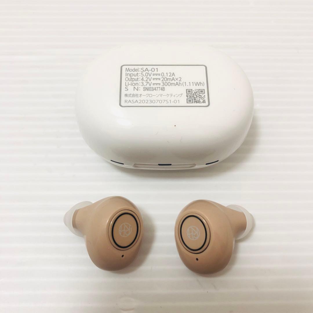 【タッツ】ショップジャパン　楽ちんヒアリング　SA-01 集音器　充電式