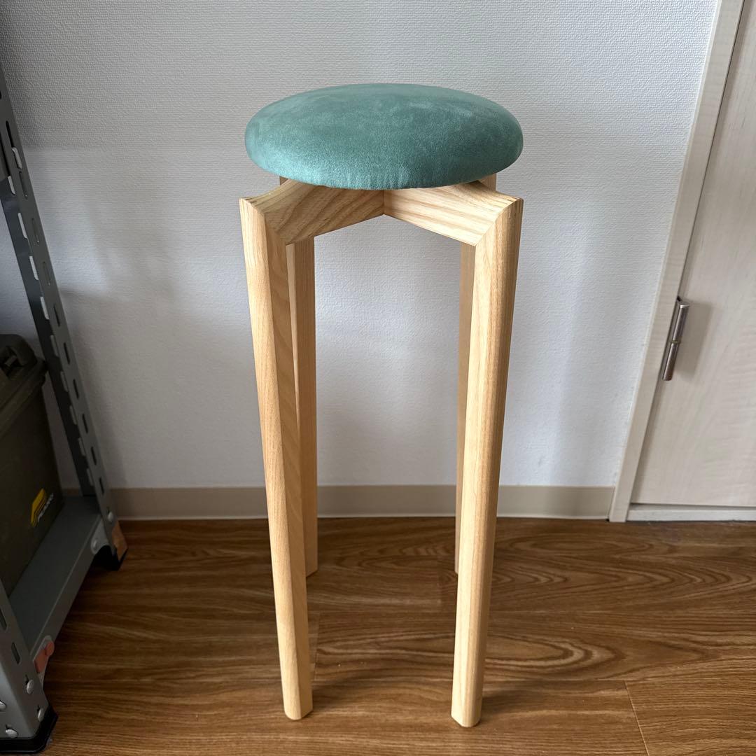 【匠工芸】マッシュルームスツール ハイチェアＬ