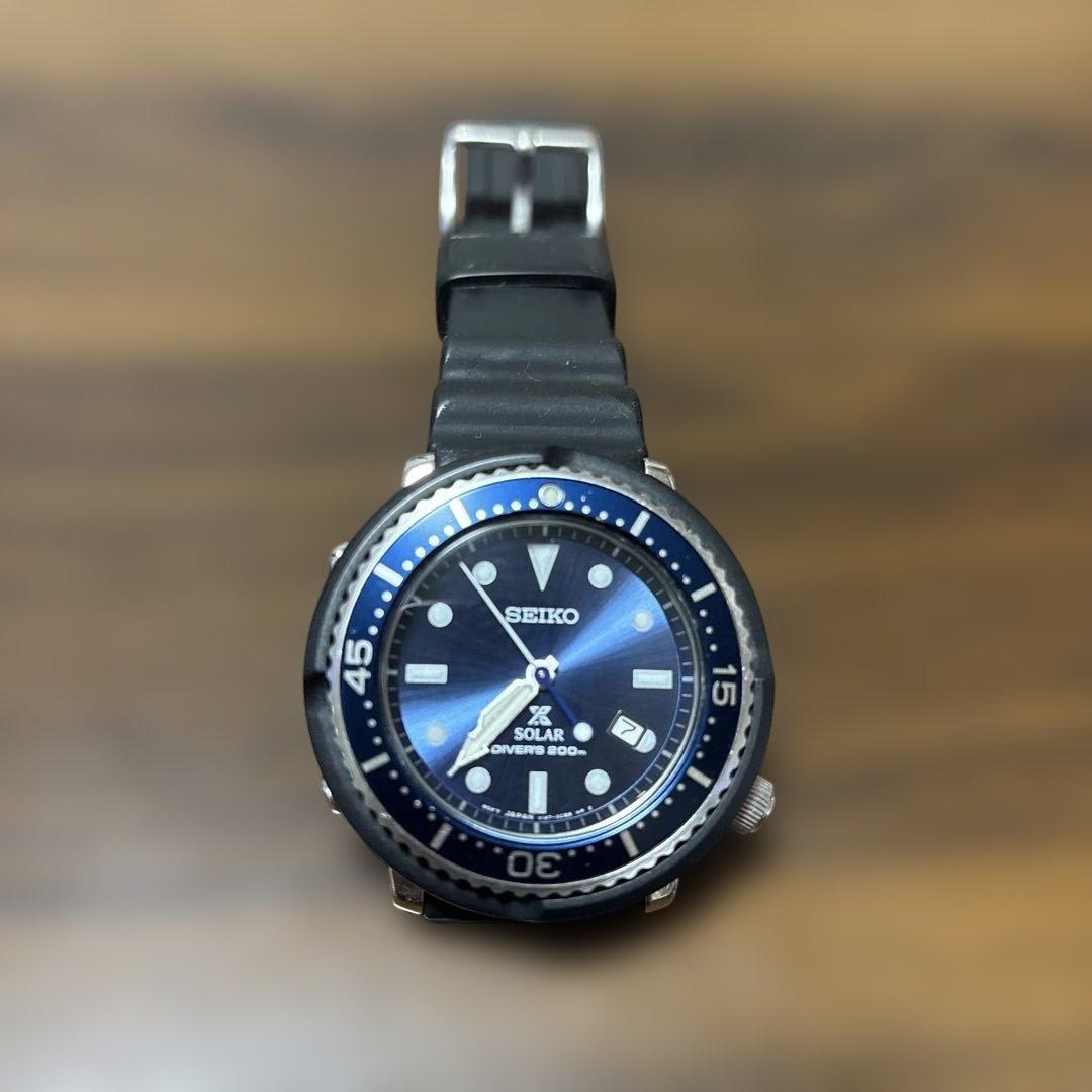 セイコー プロスペック ラバーベルト 時計 V147-0A0A