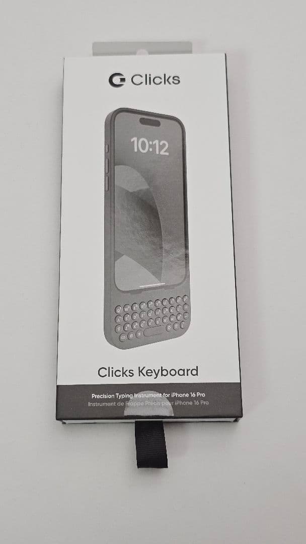 Clicks Keyboard iPhone 16 Pro用 黒 新品未開封