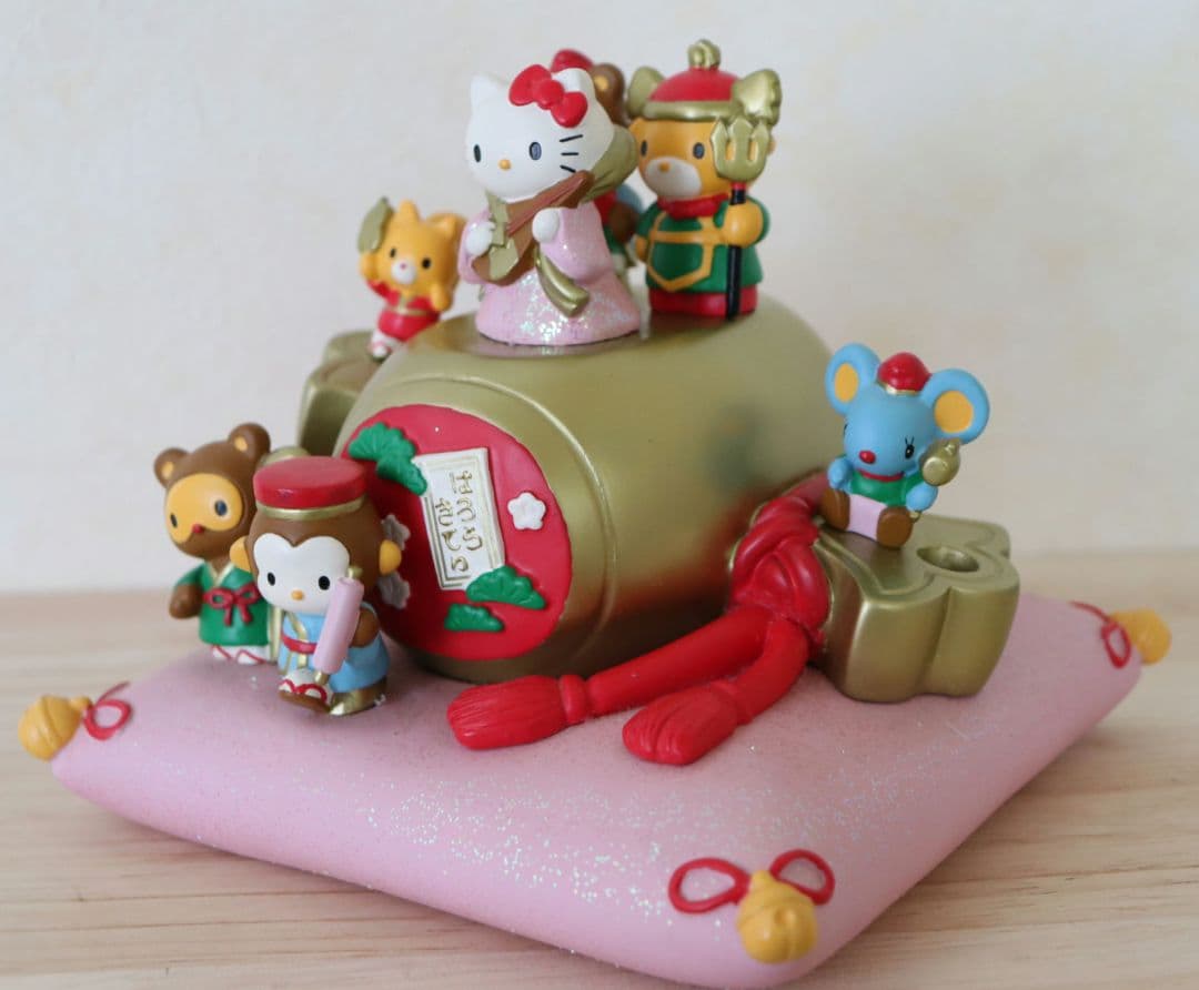 ◎レア　ハローキティ　小槌　七福神　vivitix 置物　縁起物　2003年◎