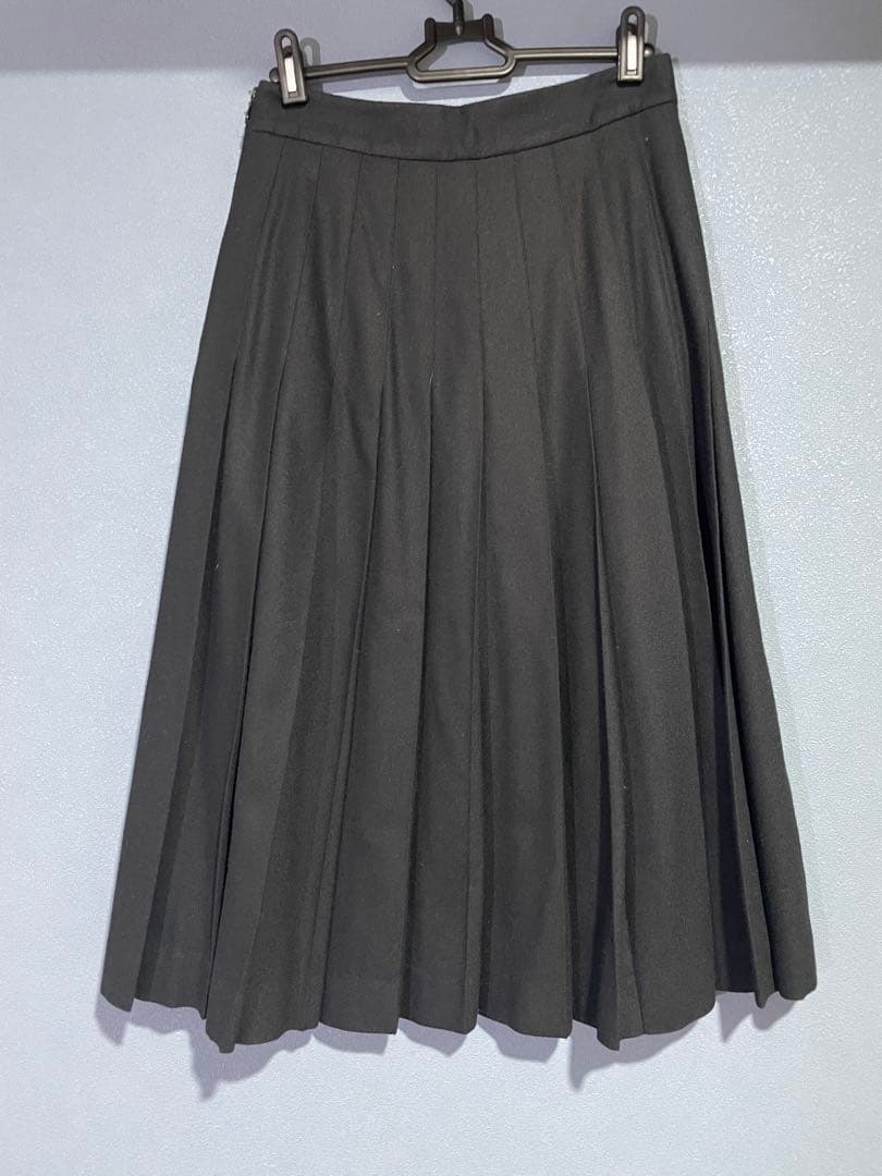 マーガレットハウエル× FOX BROTHERS ウールプリーツスカート