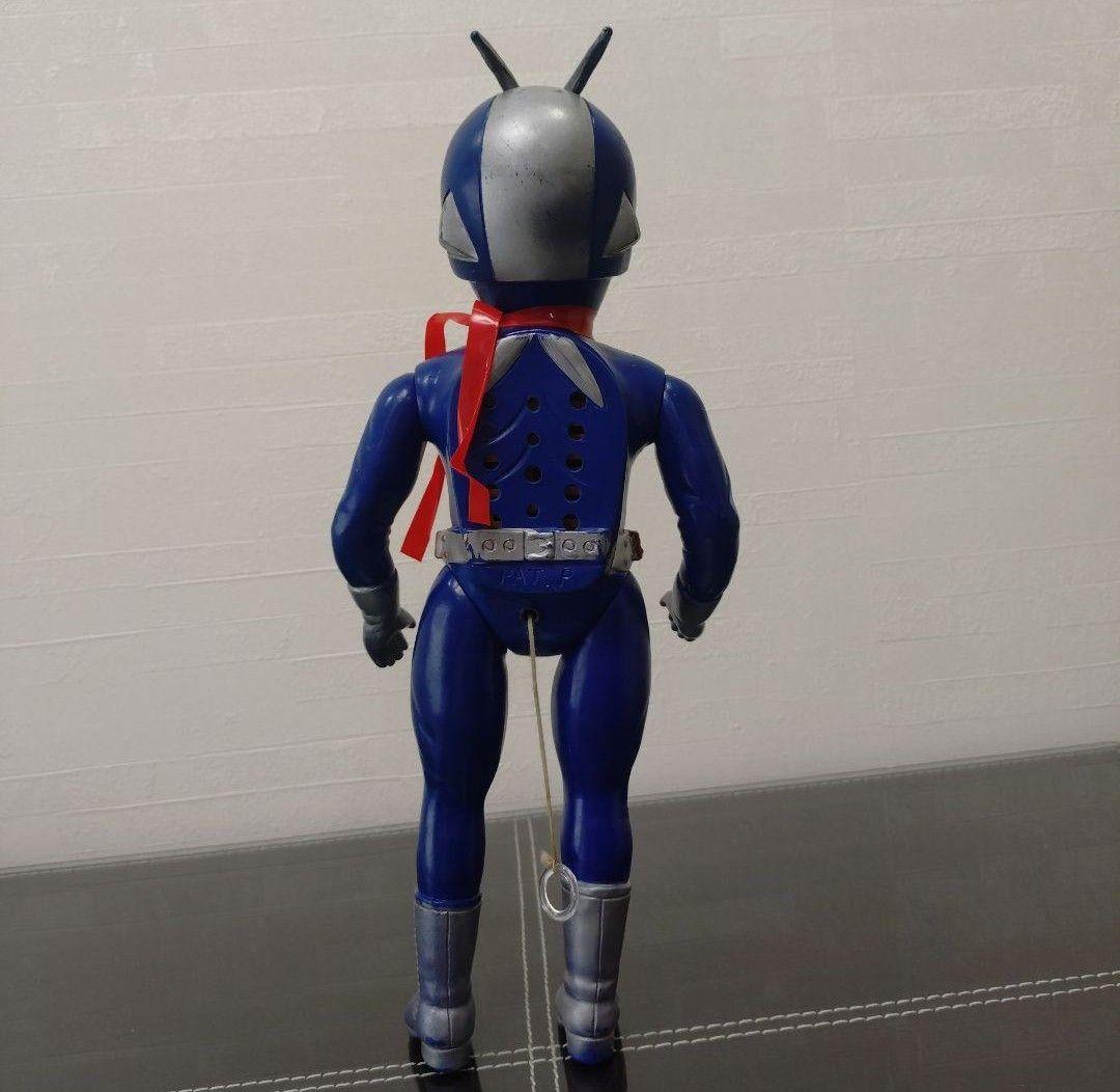 約５０年前の当時物　増田屋　マスダヤ　トーキング仮面ライダー　全高約３８センチ