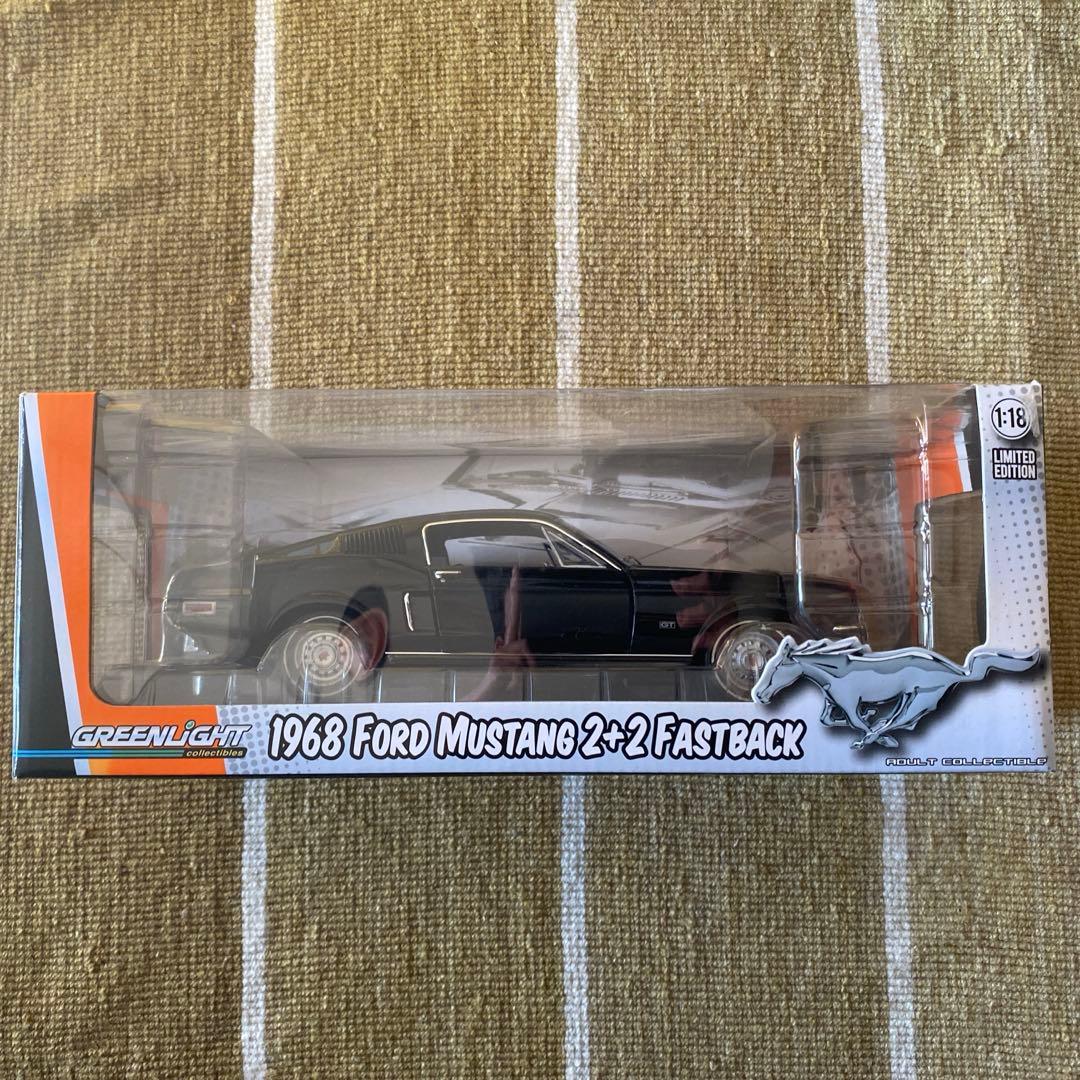 値下げ不可　1/18 グリーンライト　1968 フォードマスタング