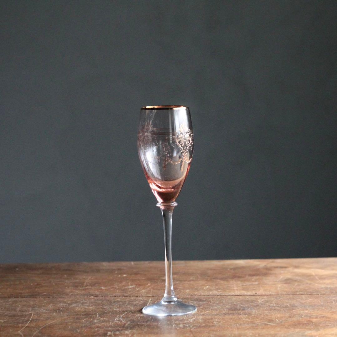 シェリーグラス 古道具 アンティーク ガラス グラス