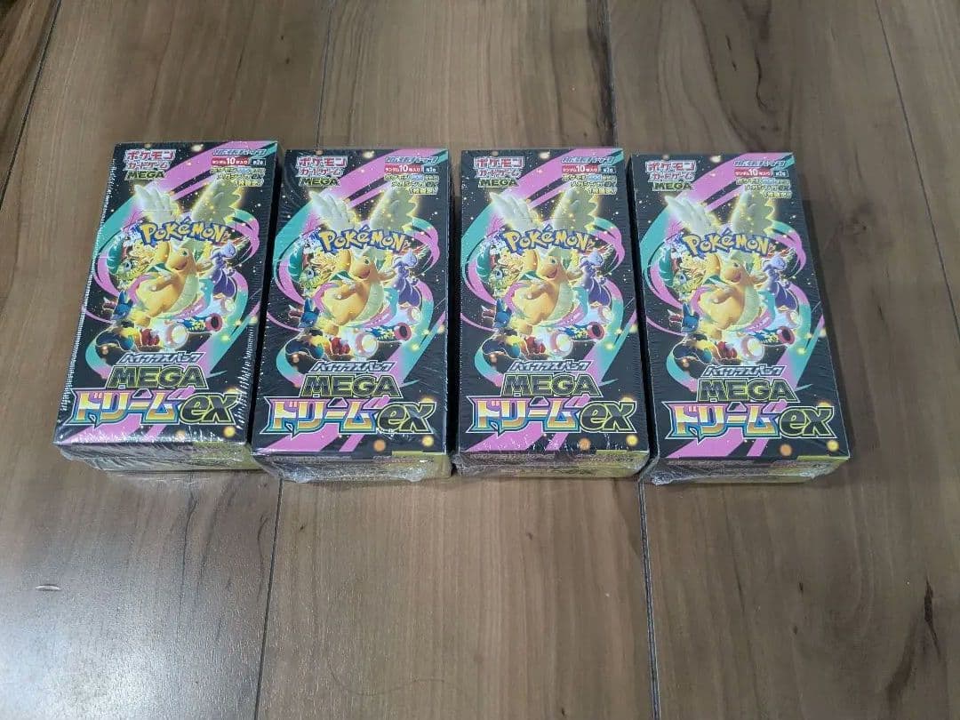 ポケモンカードゲーム megaドリームexシュリンク付4BOX