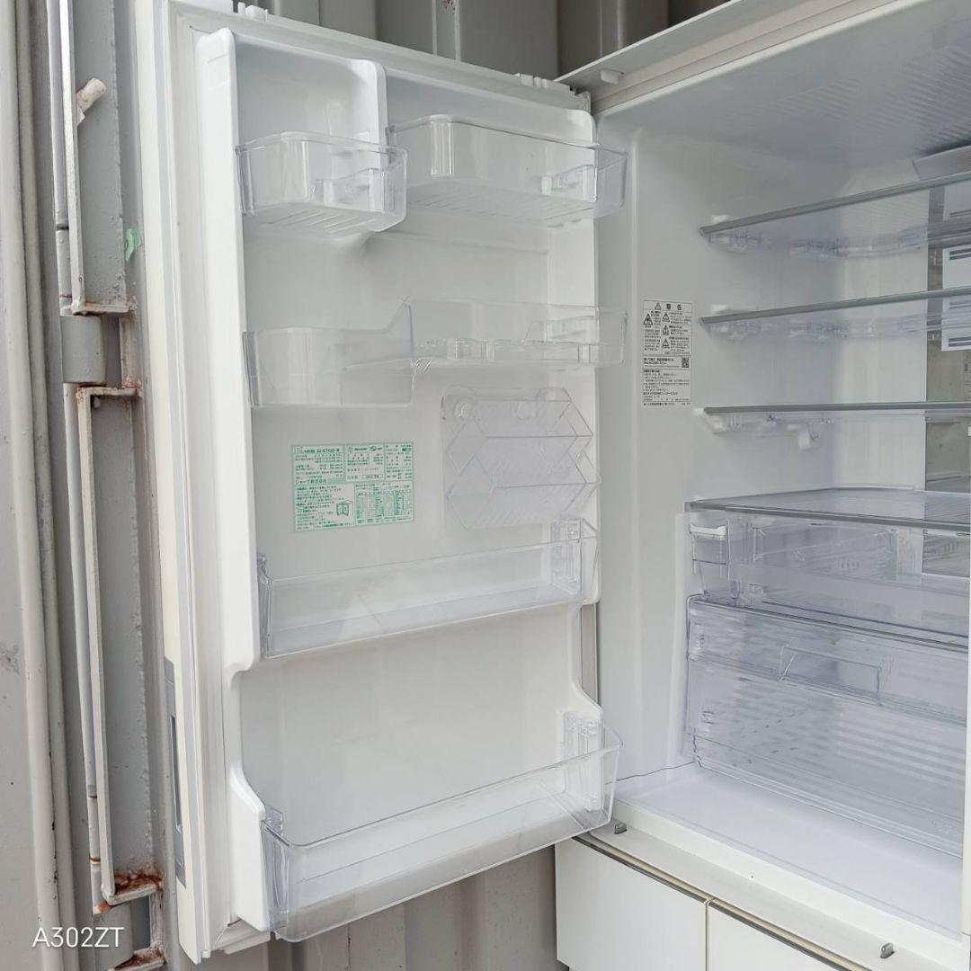 1127 安心の保証付きSHARPプラズマクラスター　自動製氷機能付き大型冷蔵庫