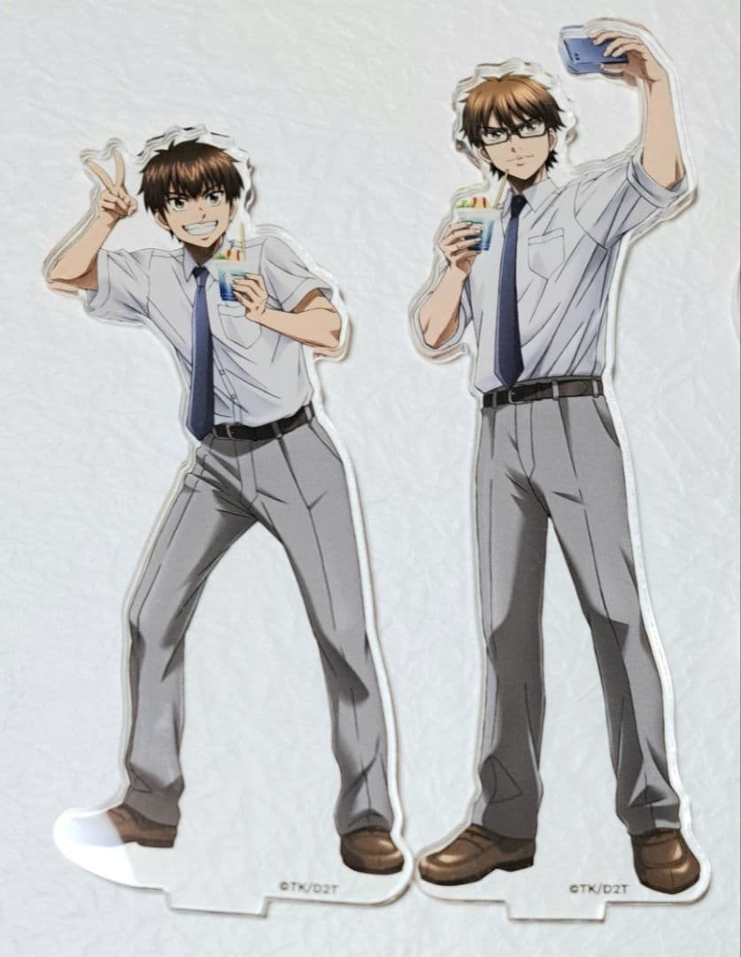 ダイヤのA コラボカフェ本舗 アクスタ 沢村＆御幸