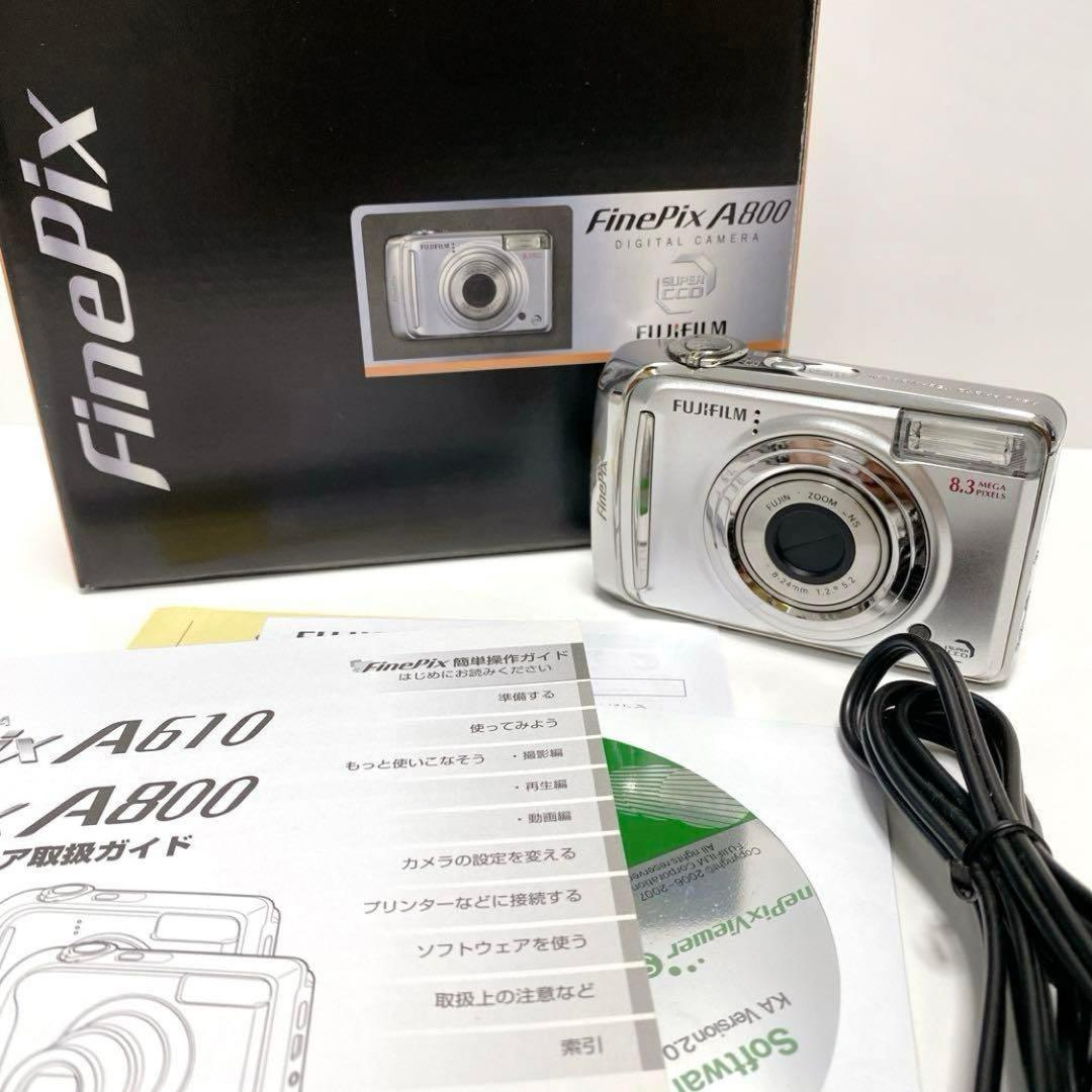 動作品✨FUJIFILM Finepix A800 デジタルカメラ 単三電池