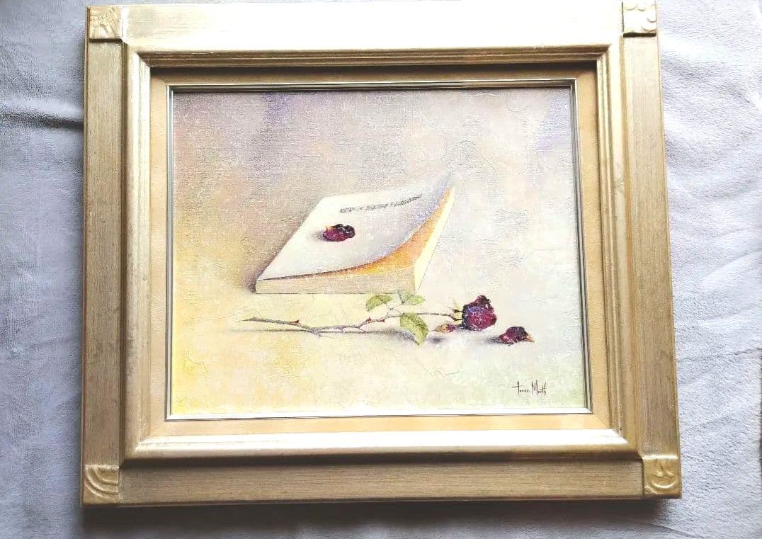 ☆11/30迄限定出品セール中☆ TomasaMartin作 ”赤いバラと日記”