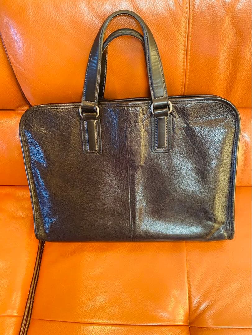 土屋鞄　レザービジネスバッグ