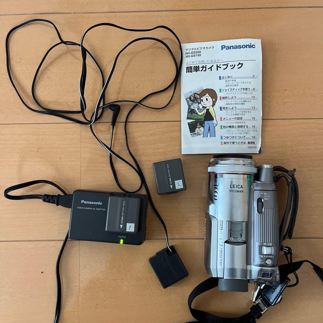 Panasonic NV-GS250 ビデオカメラ 3.1メガピクセル