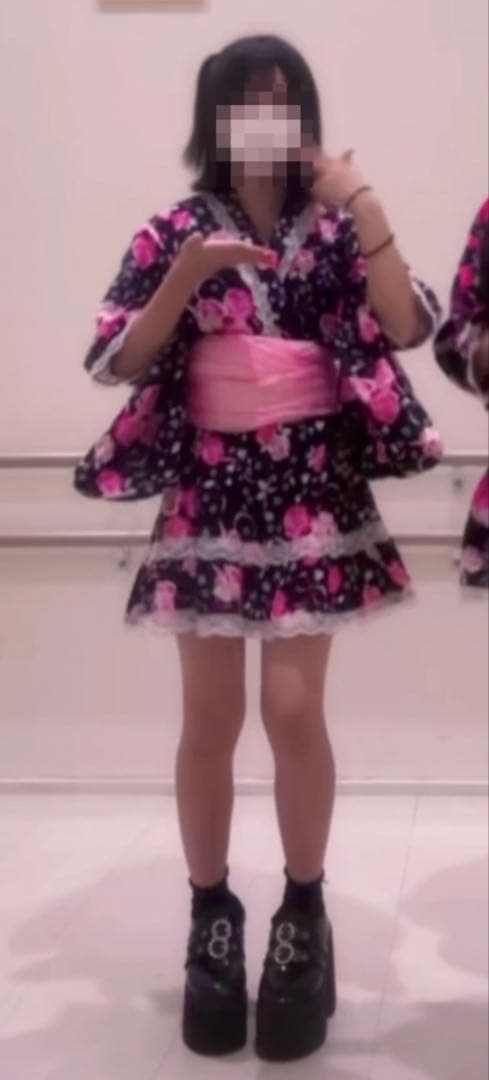 浴衣ドレス 地雷 量産 姫ギャル 140 150 160