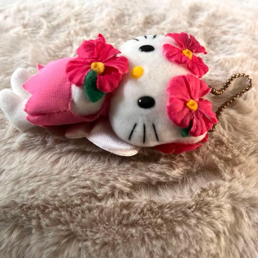 ハローキティ 北海道限定 フラワーアイランド ぬいぐるみ マスコット ご当地