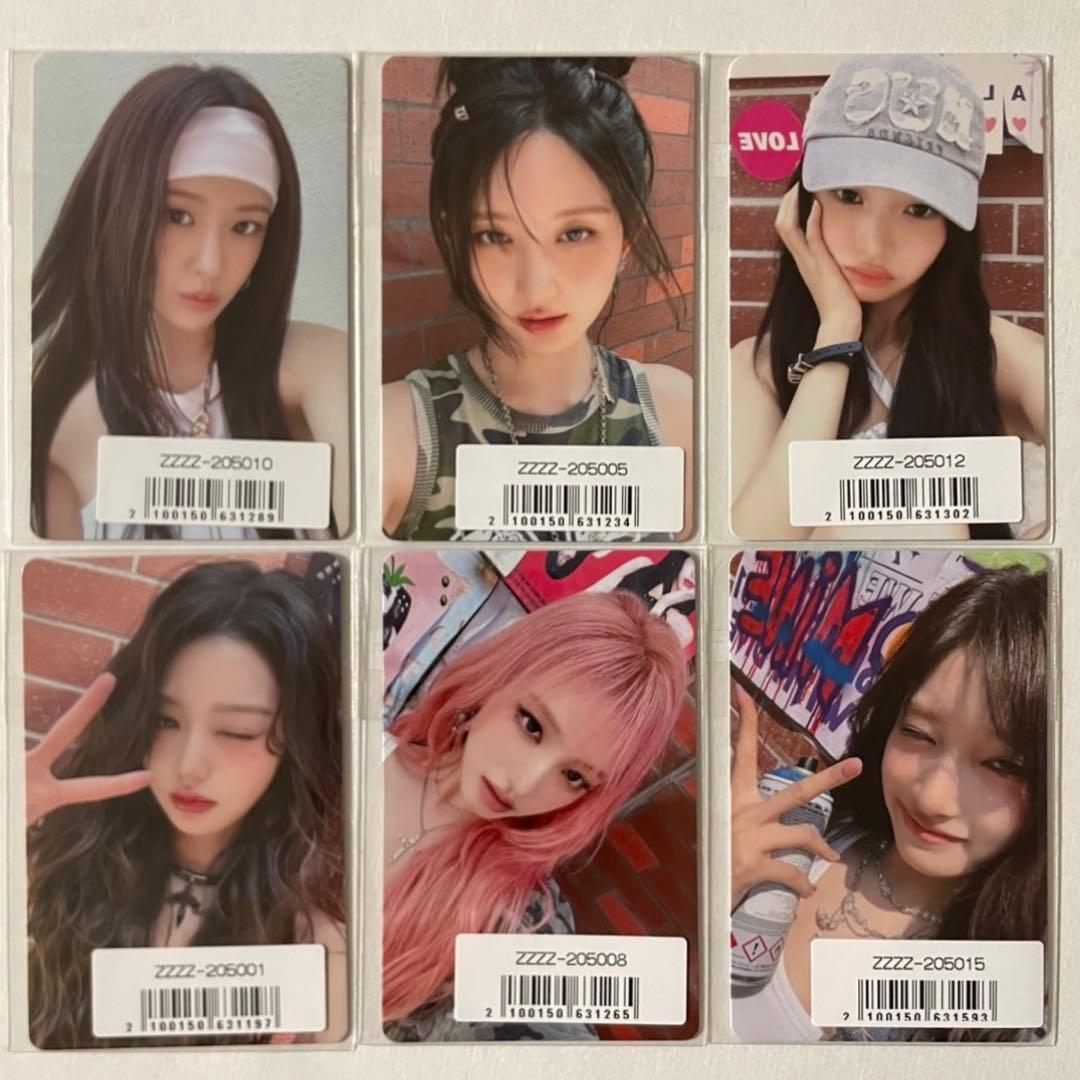 IVE Be Alright ソニミュ ラキドロ トレカ 6枚 コンプ