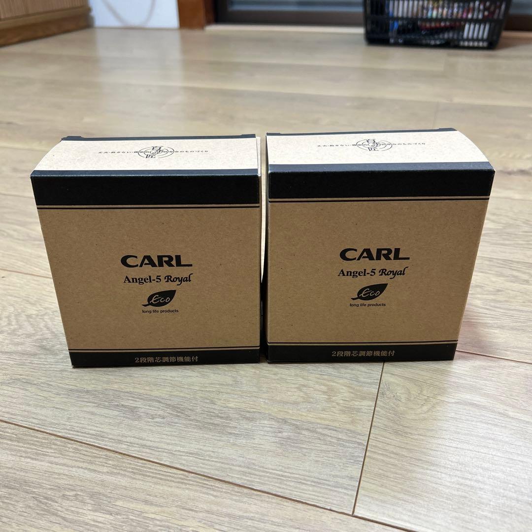 カール事務器 エンジェル5ロイヤル 鉛筆削り レッド　2個セット