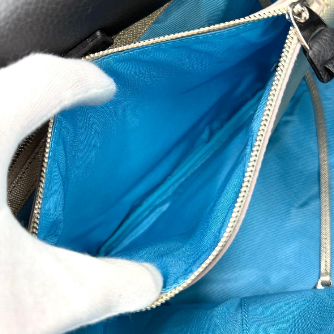 【極美品】ADMJ トートバッグ アールデコモティーフ スパニッシュ ブラック