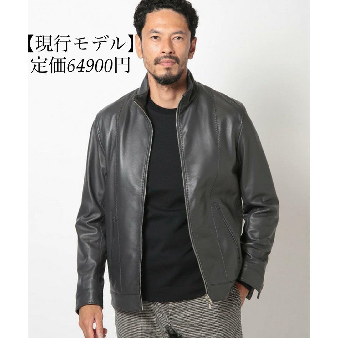 MEN'S BIGI【現行モデル】クロームタンニングレザージャケット