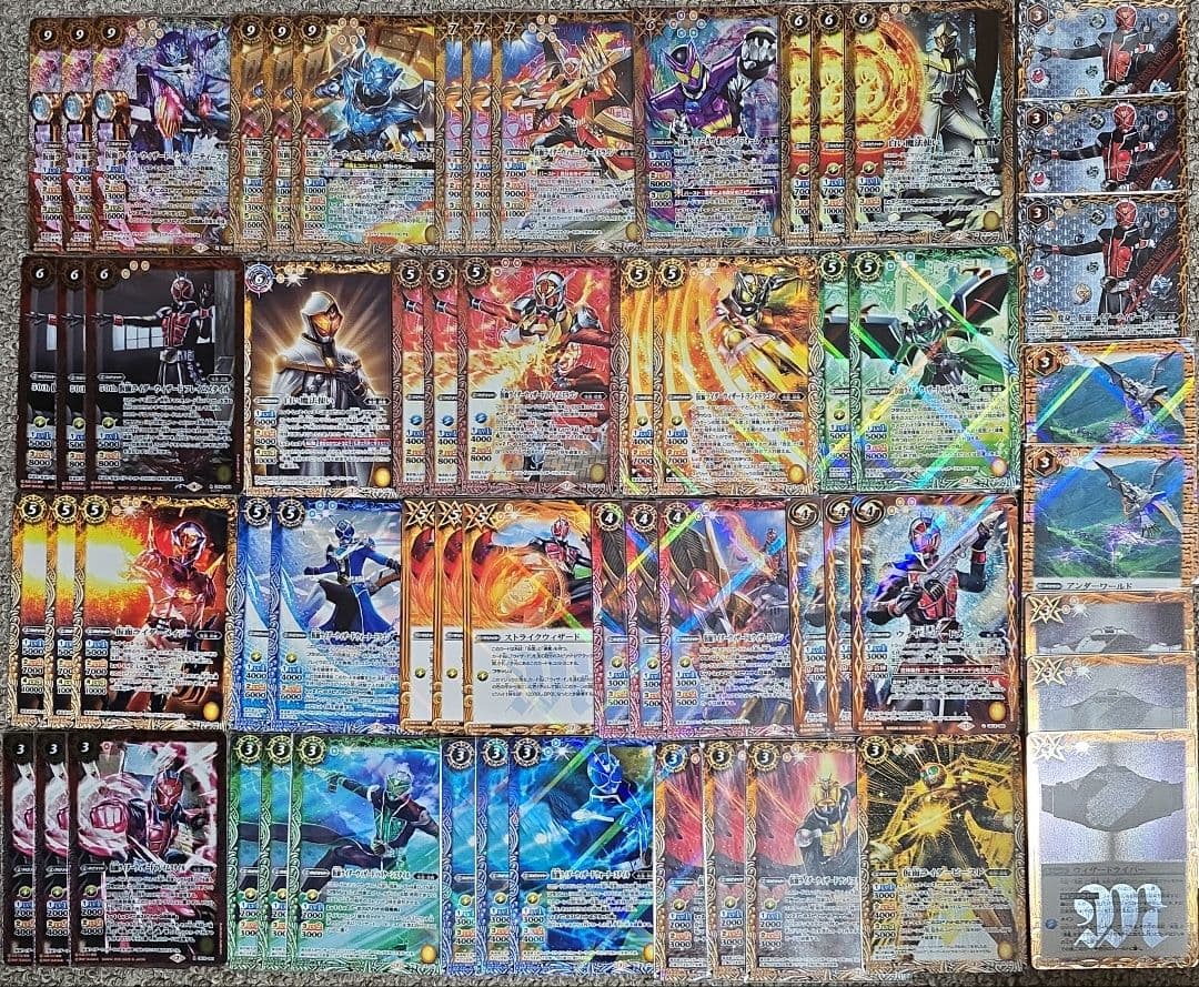 バトスピ 仮面ライダーウィザード　デッキ　40枚+24枚パーツ