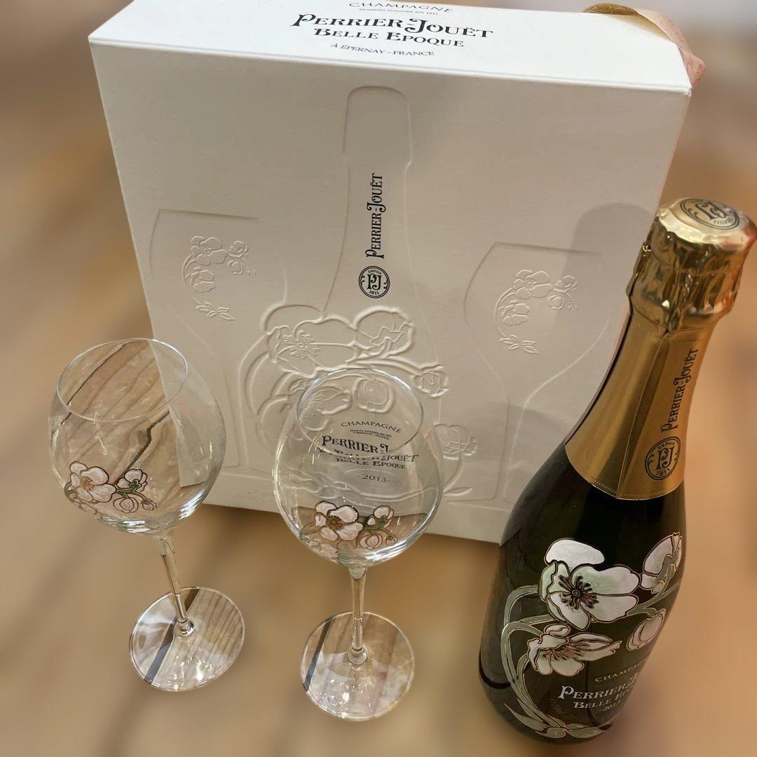 ペリエジュエ　ベルエポック　2013 グラス2脚付