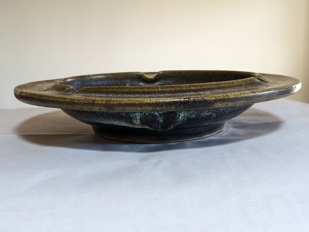 ♦民藝 益子焼 用の美 絶品！灰皿 水盤 花器 コレクション 骨董品アンティーク